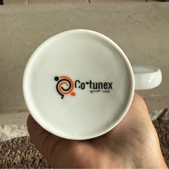 Color Changing White Mug with Black Cartoon Face 12 oz - Picture 5 of 9